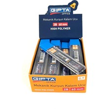 Gıpta 0.7 mm 2B Mekanik Kalem Uçları 20'li Tüp 24 Tüp İçeren Paket Yüksek Kalite
