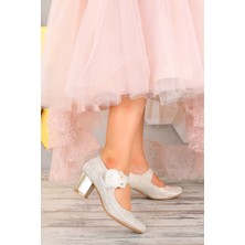 Kiko Kids Kiko 751 Çupra Günlük Kız Çocuk 4 cm Topuk Babet Ayakkabı