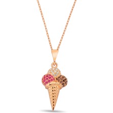 Argentum Concept 925 Ayar Gümüş Dondurma Kolye - N167101