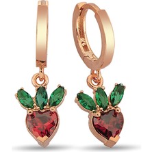 Argentum Concept 925 Ayar Gümüş Çilek Küpe - K098401