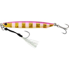Duo Drag Metal Cast Super Slim Ssz Jig 40GR. PJA0045 Pink Gold Zebra Glow
