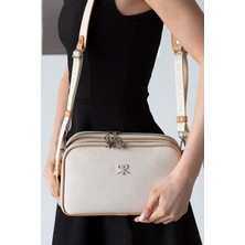 Lifonbag Kadın 4 Bölmeli Ayarlanabilir Çapraz Askılı Omuz Çantası