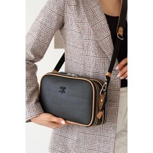 Lifonbag Kadın 4 Bölmeli Ayarlanabilir Çapraz Askılı Omuz Çantası