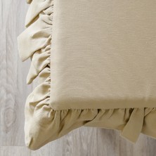 Ritmo Home Sıvı & Leke Itici Fırfırlı İskandinav Sandalye Minderi