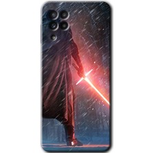 Bera Aksesuar Samsung Galaxy M22 Kılıf Hd Desen Baskılı Arka Kapak - Kylo Ren