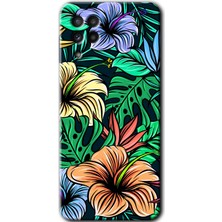 Bera Aksesuar Samsung Galaxy M22 Kılıf Hd Desen Baskılı Arka Kapak - Hibiscus Flowers