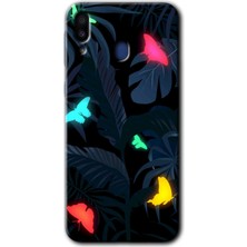 Bera Aksesuar Samsung Galaxy M10S Kılıf Hd Desen Baskılı Arka Kapak - Lighter Butterfly