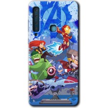 Bera Aksesuar Samsung Galaxy A9 2018 Kılıf Hd Desen Baskılı Arka Kapak - Avengers Cartoon