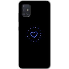 Bera Aksesuar Samsung Galaxy A51 Kılıf Hd Desen Baskılı Arka Kapak - Heart Strokes