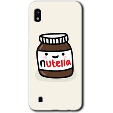 Bera Aksesuar Samsung Galaxy A10 Kılıf Hd Desen Baskılı Arka Kapak - Nutella Aşkım