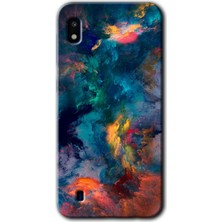 Bera Aksesuar Samsung Galaxy A10 Kılıf Hd Desen Baskılı Arka Kapak - Color Storm