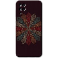 Bera Aksesuar Samsung Galaxy Note 5 Kılıf Hd Desen Baskılı Arka Kapak - Mandala Flower Wal