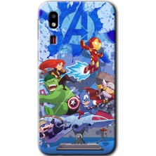 Bera Aksesuar Samsung Galaxy A2 Core Kılıf Hd Desen Baskılı Arka Kapak - Avengers Cartoon