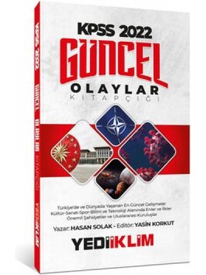 Yediiklim Yayınları 2022 KPSS Güncel Olaylar Kitapçığı
