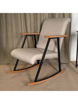 Kanepy Tork Sallanan Koltuk Sallanır Tv Koltuğu Sallanan Sandalye Dinlenme Koltuğu Krem