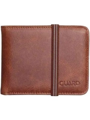 Guard Lastikli Spor  Deri Antik Taba Cüzdan
