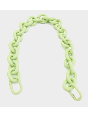 Angel Çanta Aksesuar 48 cm Açık Yeşil Renk Buzlu (Mat) Zincir