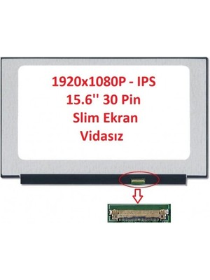 Ni-On Hp Power 15-CX0019NT 4PS48EALCD Ekran panel (15.6" Slim Led 30 Pin IPS)Ekran bandı yanında hediyemizdir.