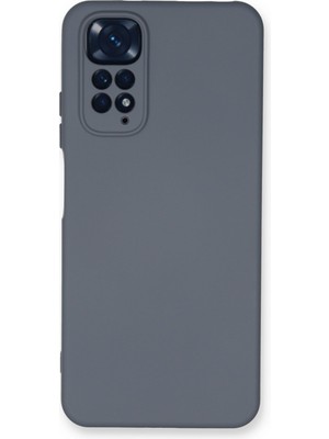 Kılıfmania Xiaomi Redmi Note 11S Global Kapak Içi Kadife Kamera Korumalı Lansman Silikon Kılıf - Petrol Mavisi