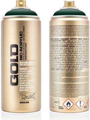 Montana : Gold Akrilik Sprey Boya : 400 ml : Deep Forest 6090