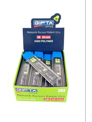 Gıpta 0.5 mm 2b 60 mm Uç 20'li Tüpte (24 Tüp-1 Paket)