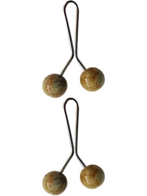 Royaleks 2 Adet Tesettür Eşarp ve Şal Klipsi Hardal