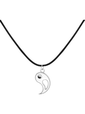 Trend Collection 2 Adet Ying Yang Kolye Sevgili Arkadaşlık Best Friends Kolyesi