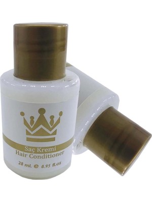 Saç Kremi Etiketli Standart Otel Tipi Mini 30 ml Silindir  Şişe Tek Kullanımlık Kullan At