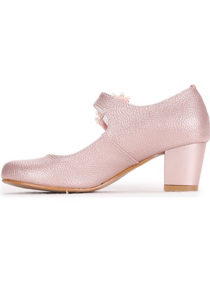 Kiko Kids Angelina Vakko Günlük Kız Çocuk 4 Cm Topuklu Abiye Ayakkabı