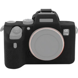 Zshskj  A7III / A7S3 / A7RIII / A7SIII Için Yumuşak Silikon Kılıf - Siyah  (Yurt Dışından)