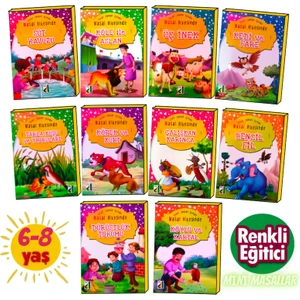 DAMLA 1.VE 2.SINIF  MASALLAR SETİ 10 KİTAP