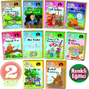 ATA 2.SINIF EN GÜZEL ÖYKÜLER HİKAYE  SETİ+DEĞERLENDİRME TESTİ