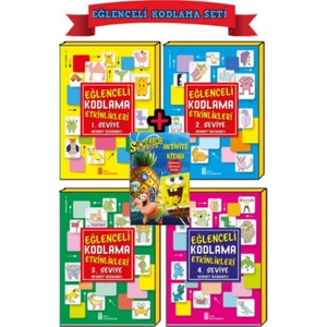 Ata Yayıncılık Kodlama Eğitimi 1-2-3-4 Süper Eğlenceli Set
