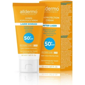 Alldermo Lazer Epilasyon Sonrası Güneş Koruyucu Krem Spf 50 50 ml