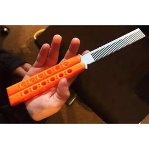 Plastik Baskı Kelebek Biçak Şeklinde Tarak