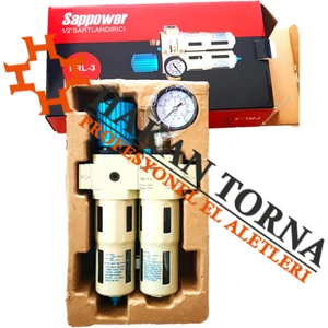 1/2 Kompresör Hava Su Tutucu Yağlayıcı Şartlandırıcı Frl-3