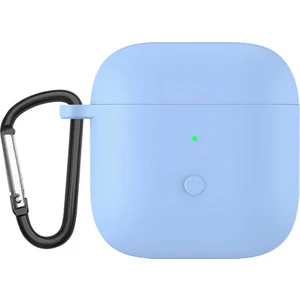 PLZ Shop Redmi Tomurcukları Için Sıvı Silikon Tek Parçalı Kulaklık Kasası 3 Gök Mavisi (Yurt Dışından)