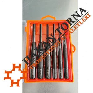 6 Parça Düz Pim Sökme Takımı Seti Set S2 Çelik