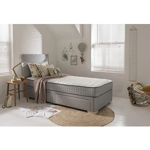 Active 60 x 160 cm Keten Pamuklu Yaylı Yatak Organic Çocuk Yatak