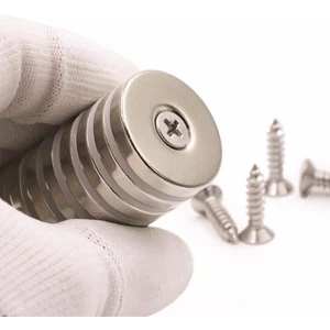 Mıknatıs Avm Neodyum Mıknatıs Havşa Delikli 25 x 10 - 5,5 x 5 mm (1 Adet)