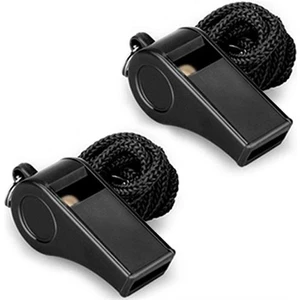 Siyah 2 Adet Kordonlu Spor Düdük 716929