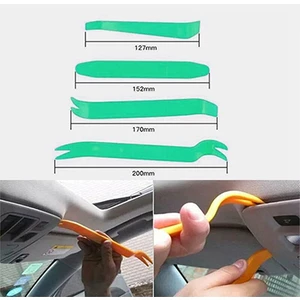 Oto Teyp Döşeme Trim Sökme Kapı Döşeme Trim Sökme Aparatı Yeşil 4'lü Set