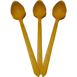 Ncy  Trabzon Bölgesi El Yapımı Hakiki Şimşir Yemek Kaşığı çorba kaşığı  21 cm  3 Adet