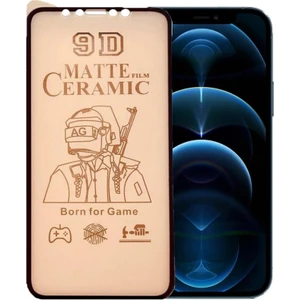 iPhone 12 Pro Max Ekran Koruyucu 9d Mat Seramik Nano Tam Kaplayan