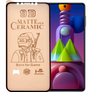 Samsung M51 Ekran Koruyucu 9d Mat Seramik Nano Tam Kaplayan