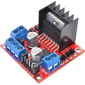 Rob Ada  L298N Voltaj Regulatörlü Çift Motor Sürücü Kartı