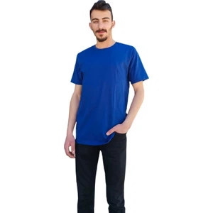 Regular O Yaka Turkuaz Erkek Tişört