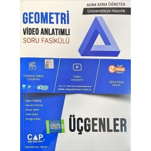 Üniversite Hazırlık Geometri Konu Anlatımlı Soru Fasikülü Çap Yayınları