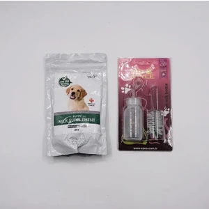 Pet Style Yavru Köpekler Için Anne Sütü Destekli Süt Tozu + Biberon Seti