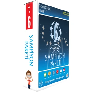 Tonguç Akademi 6. Sınıf Şampiyon Paketi